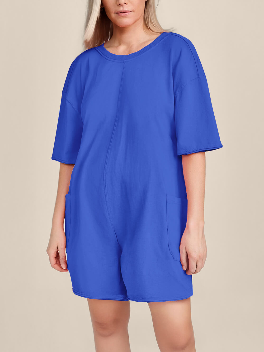 Oversized Tee Romper - Maternity & Postpartum
