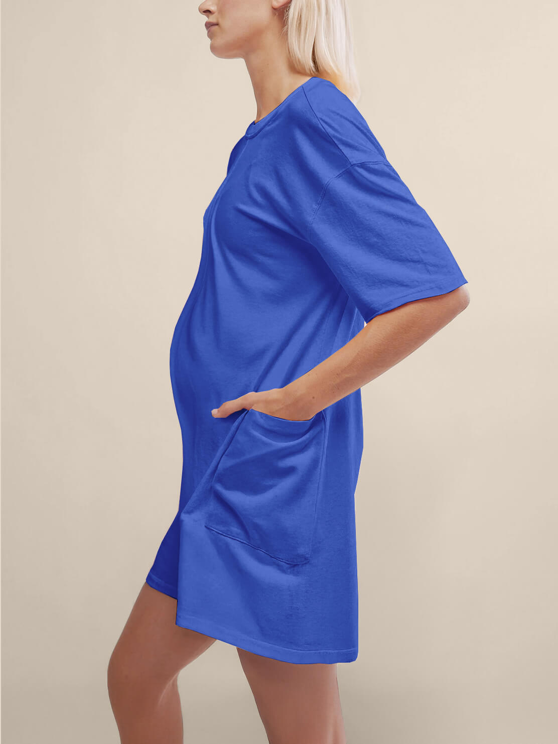 Oversized Tee Romper - Maternity & Postpartum