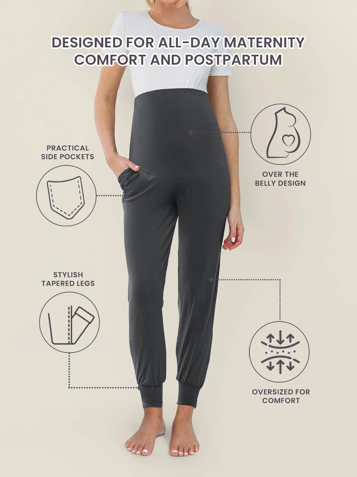 Cloud Pants Joggers - Maternity & Postpartum