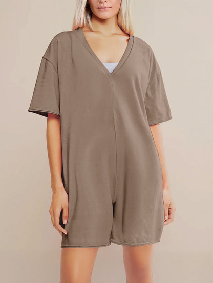 Oversized Tee Romper - Maternity & Postpartum