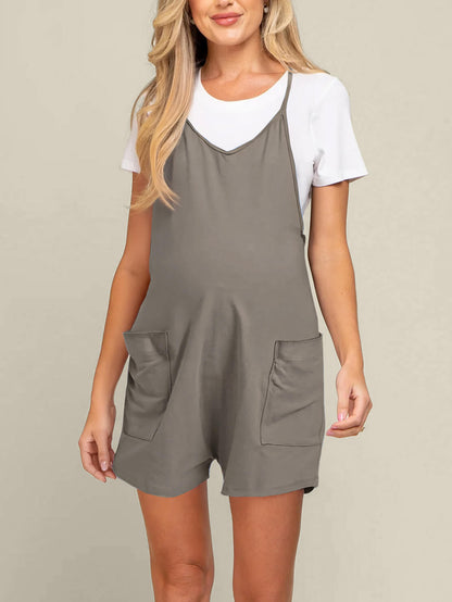 Oversized Jumpsuit Shorts - Maternity & Postpartum