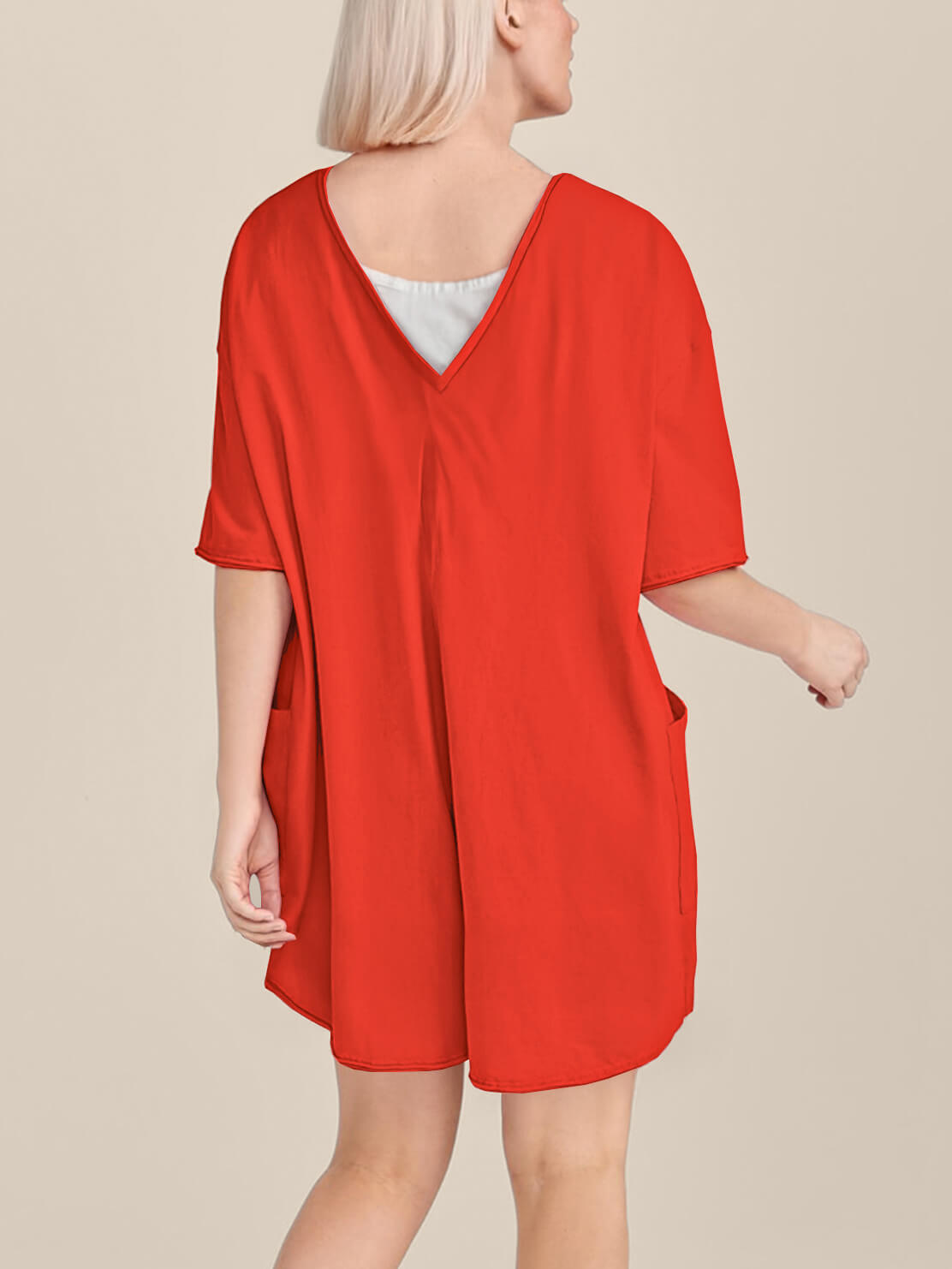 Oversized Tee Romper - Maternity & Postpartum