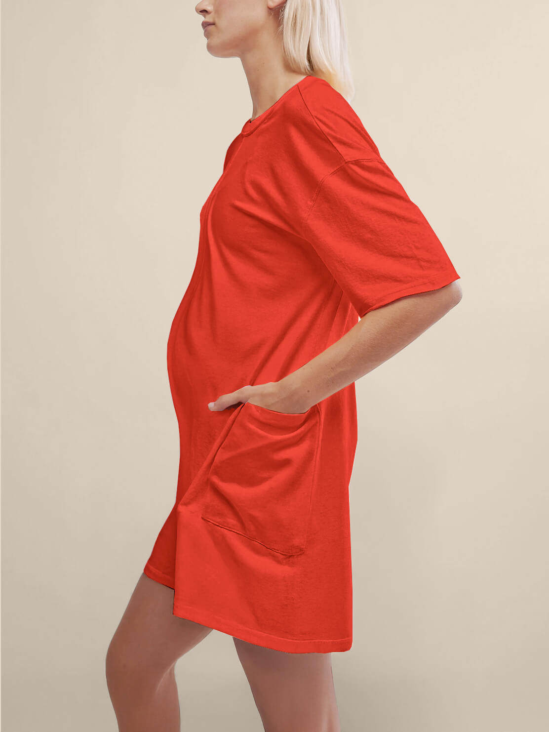 Oversized Tee Romper - Maternity & Postpartum