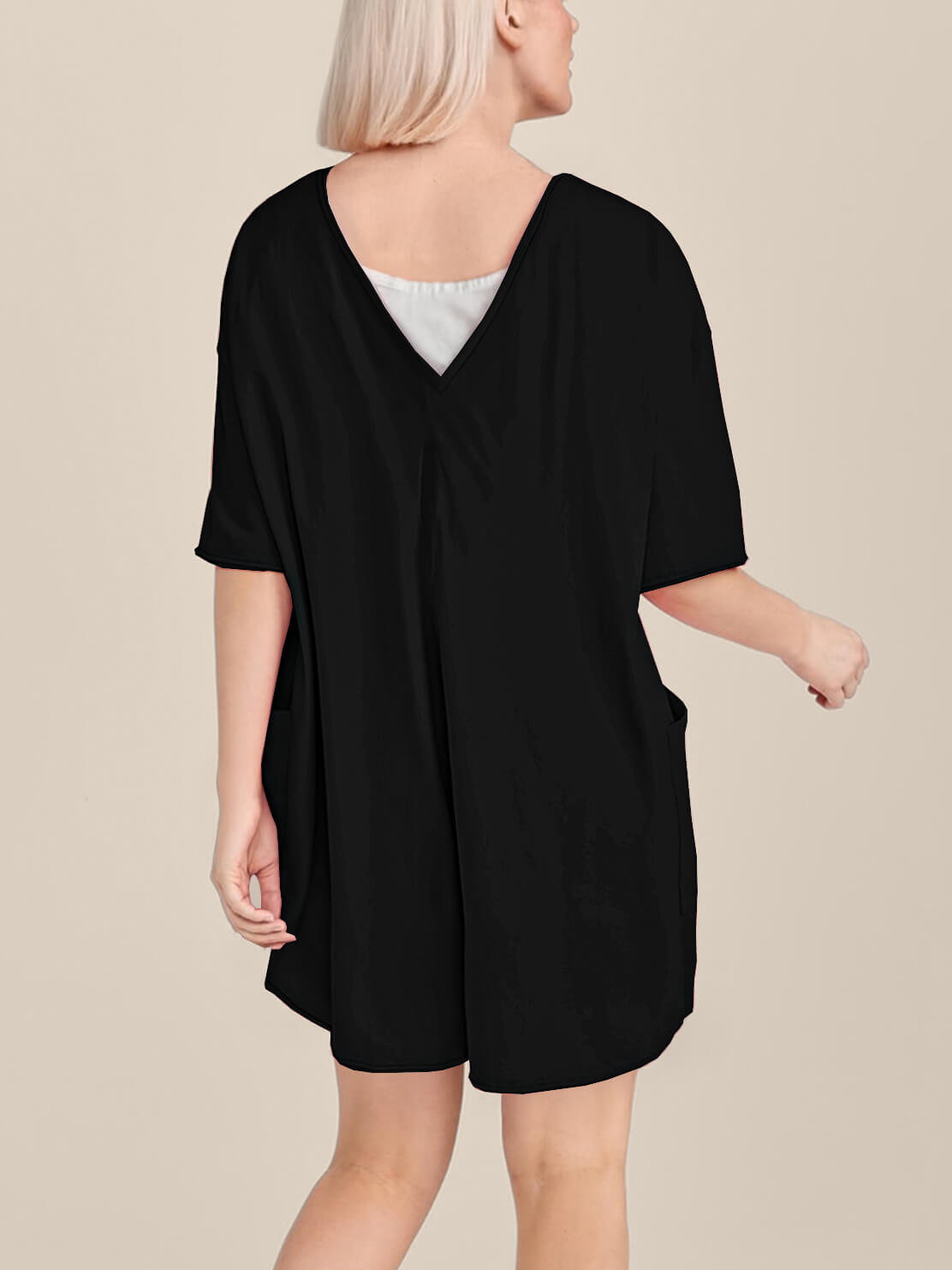 Oversized Tee Romper - Maternity & Postpartum