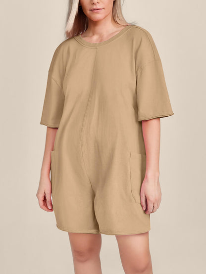 Oversized Tee Romper - Maternity & Postpartum