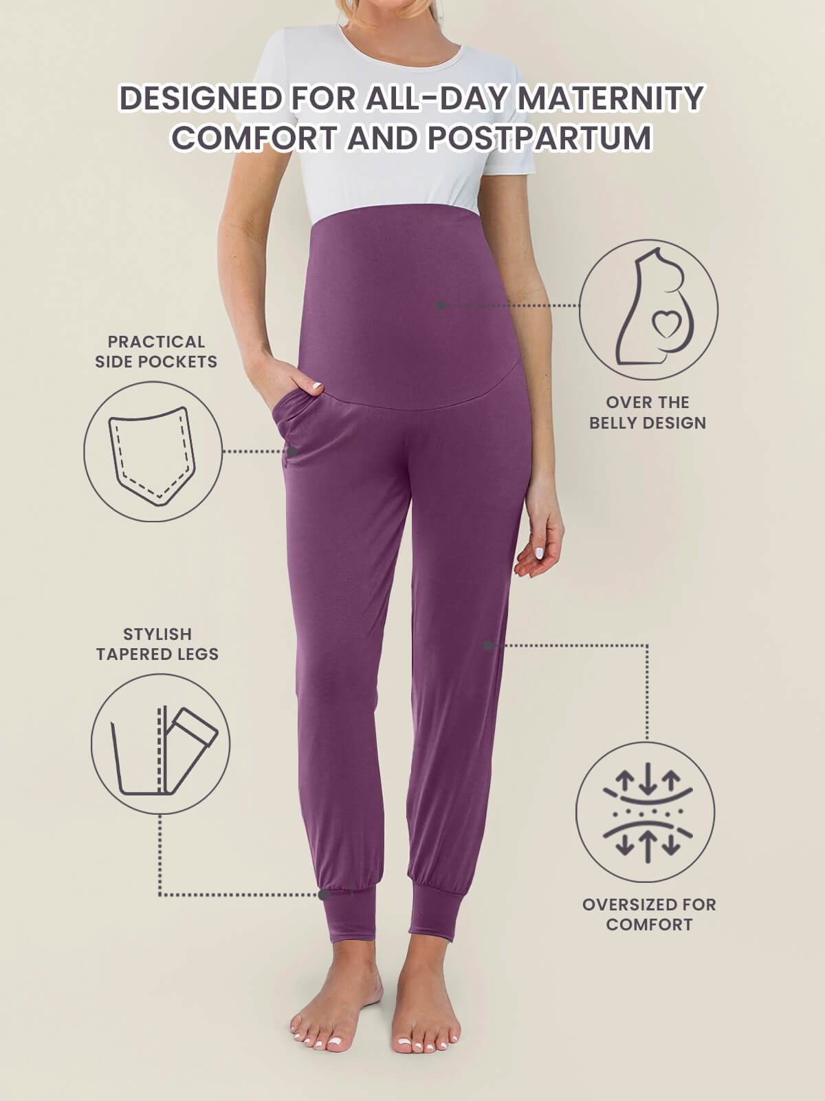 Cloud Pants Joggers - Maternity & Postpartum