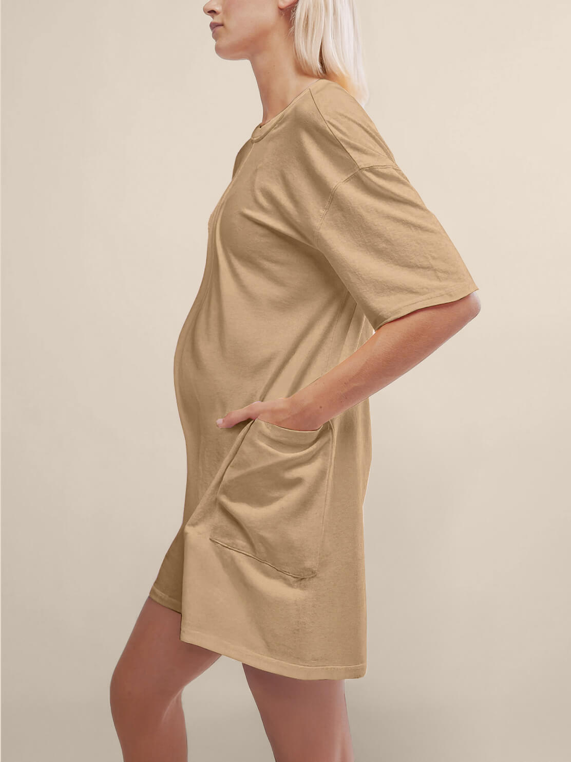 Oversized Tee Romper - Maternity & Postpartum