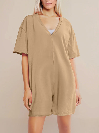 Oversized Tee Romper - Maternity & Postpartum