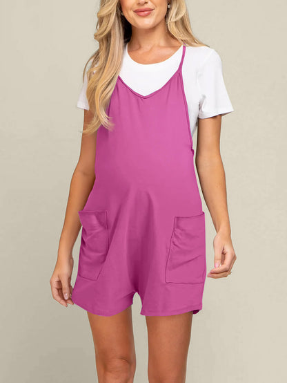 Oversized Jumpsuit Shorts - Maternity & Postpartum