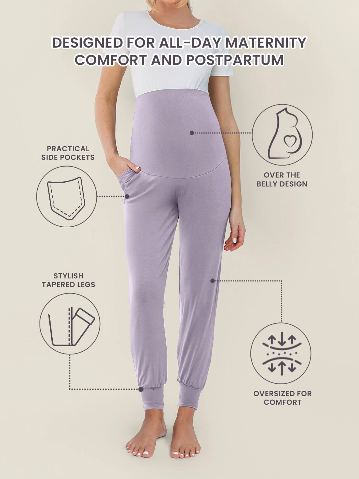 Cloud Pants Joggers - Maternity & Postpartum