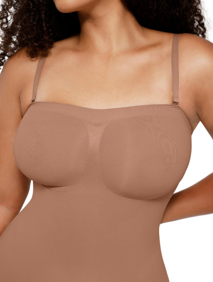 Strapless Sculpting Shapewear Bodysuit - HeyShape